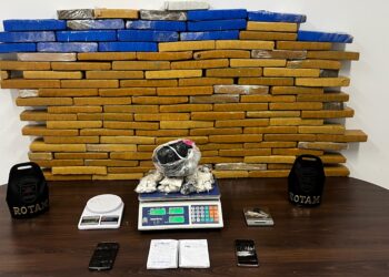 ROTAM detém indivíduo que realizava delivery de maconha, cocaína e haxixe