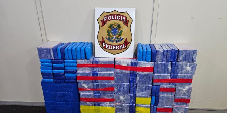 Polícia Federal apreende carregamento milionário de cocaína no Porto de Paranaguá; cinco foram presos