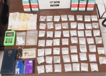 ROTAM apreende drogas e prende traficante em São José dos Pinhais