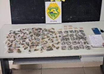 Polícia Militar apreende drogas e prende traficante na Cidade Industrial de Curitiba