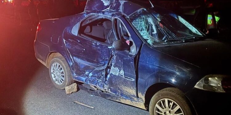 Grave acidente na PR-090 deixa duas vítimas fatais e homem gravemente ferido