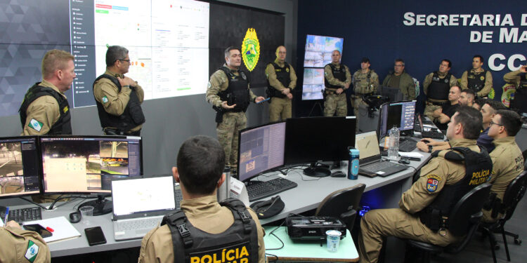 Treinamento da PMPR contra crimes violentos em Curitiba será remarcado para 2025
