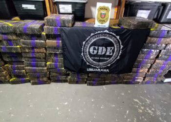 PCPR localiza 1,1 tonelada de maconha