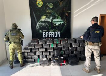 Ação conjunta entre BPFRON e PRF apreende mais de uma tonelada de maconha no Paraná