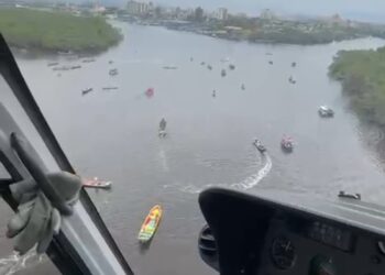 Pescador perde a vida após colisão entre barco e canoa no litoral