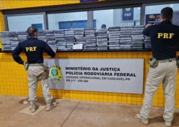 PRF apreende carregamento milionário de cocaína na BR-277
