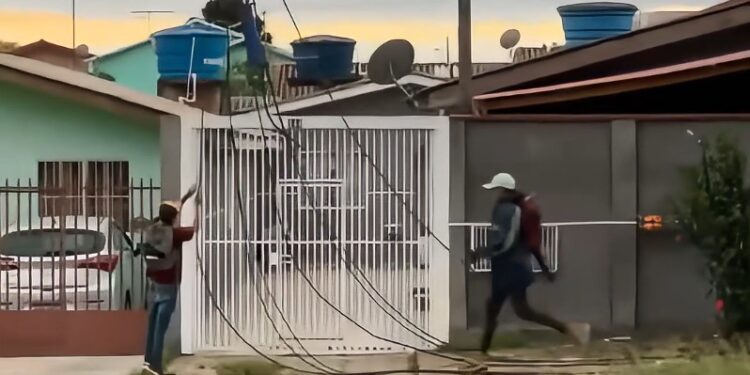 Dupla é flagrada cortando e furtando fios em Curitiba