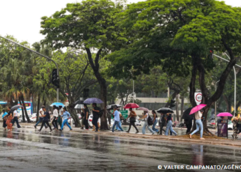 Inmet alerta para chuvas em grande parte do país