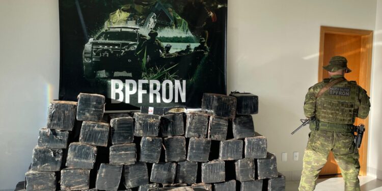 BPFron apreende quase 1 tonelada de maconha após acompanhamento tático no Paraná