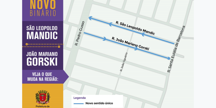 Atenção, motorista: novo binário começa a funcionar nesta quarta-feira em Curitiba