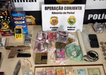 PCPR e PMPR prendem duas pessoas e apreendem drogas