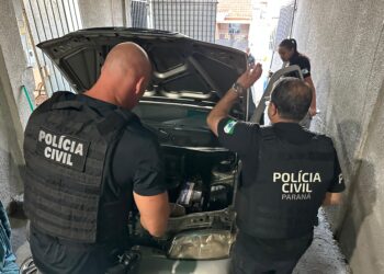 PCPR prende oito integrantes de grupo especializado em furtos e adulteração de veículos