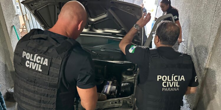 PCPR prende oito integrantes de grupo especializado em furtos e adulteração de veículos