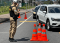 BPTran encontra arma durante operação bloqueio em Curitiba