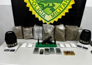 ROTAM prende traficante e apreende drogas e pistola no Sítio Cercado