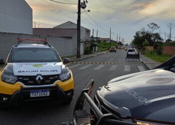 Após roubos, indivíduo é neutralizado pela PM em Fazenda Rio Grande