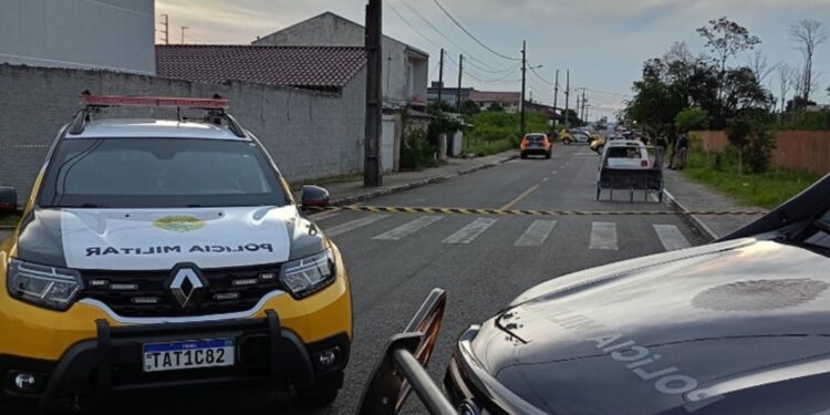 Após roubos, indivíduo é neutralizado pela PM em Fazenda Rio Grande