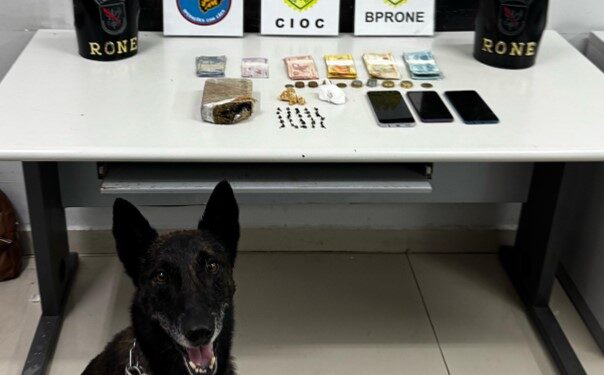 Debaixo de temporal, RONE e CIOC apreendem drogas em hotel no centro de Curitiba