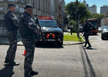 RONE realiza operação no centro de Curitiba
