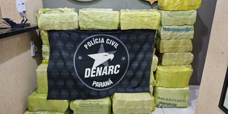 PCPR apreende quase uma tonelada de maconha