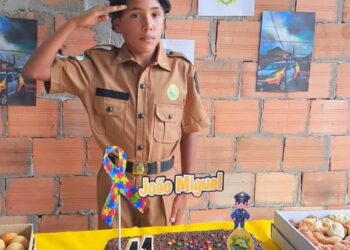 Polícia Militar surpreende garoto com autismo em aniversário especial
