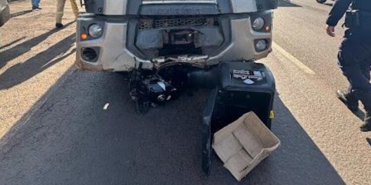 Motociclista morre em colisão com caminhão na BR-369