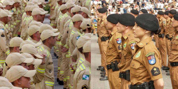 Editais publicados: Paraná abre concursos para contratar 2 mil policiais militares e 600 bombeiros