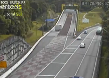 Área de escape na BR-376 evita mais um acidente