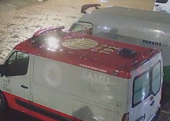 Paciente furta ambulância em Guaratuba e veículo é localizado 2h30 depois em SJP