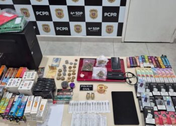 PCPR apreende drogas, anabolizantes e cigarros eletrônicos durante operação