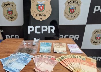 PCPR e PMPR prendem homem em flagrante por tráfico de drogas