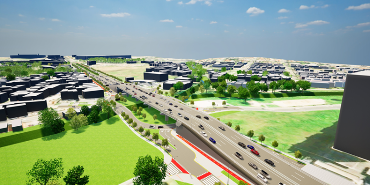 Animação com projeções 3D mostra como será o novo viaduto Curitiba-Pinhais