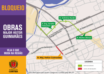 Setran indica caminhos alternativos para o motorista no Campina do Siqueira