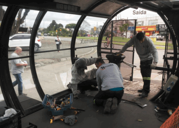 Sete estações-tubo de Curitiba entram em reforma a partir de hoje