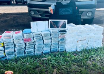 Polícia Federal prende bombeiro militar com 235 celulares contrabandeados na BR-277