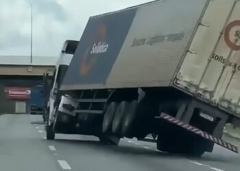 Flagrante de imprudência! Caminhoneiro é detido sob efeito de drogas após dirigir de forma perigosa na BR-116