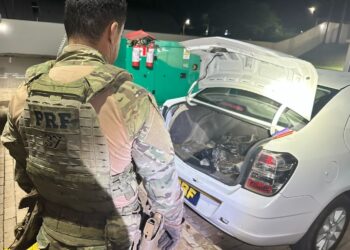 PRF apreende mais de 100 quilos de maconha na BR-163