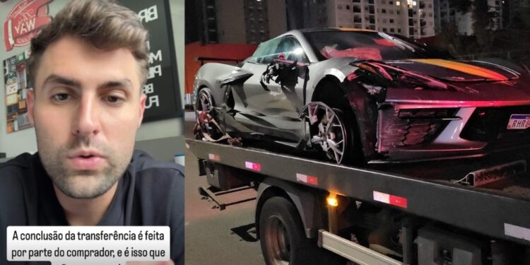 Rezende grava vídeo explicando que carro envolvido em acidente não é mais dele há mais de 1 ano
