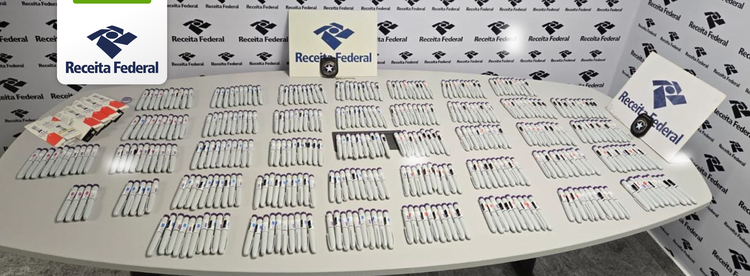 Receita Federal retém carga de Mounjaro avaliada em R$ 1 milhão