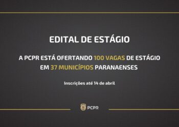 PCPR oferta 100 vagas de estágio em 37 municípios paranaenses