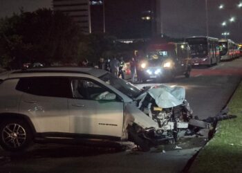 Motorista com sinais de embriaguez provoca grave acidente na Linha Verde