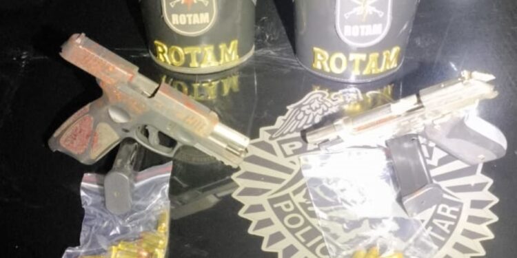 Dupla é neutralizada durante confronto com a ROTAM