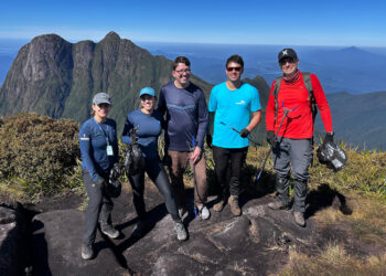 Mutirão de limpeza organizado pelo IAT recolhe 25 quilos de lixo do Parque Pico Paraná