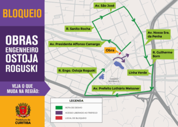 Rua do bairro Cristo Rei será interditada neste sábado para manutenção da linha férrea