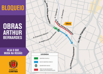 Após trabalho das equipes próprias da Prefeitura, Arthur Bernardes será reaberta parcialmente ao tráfego