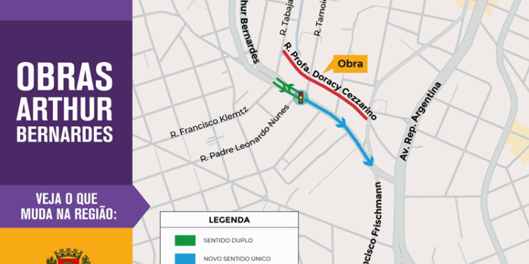 Após trabalho das equipes próprias da Prefeitura, Arthur Bernardes será reaberta parcialmente ao tráfego