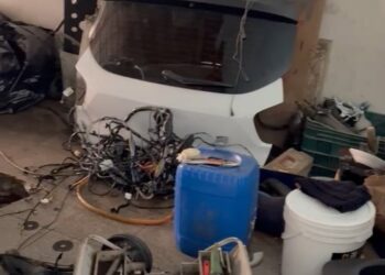 CORP estoura desmanche de carros em Colombo