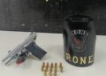 RONE apreende pistola durante operação no bairro Parolin