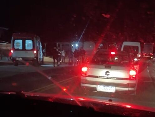 Briga de trânsito termina em homicídio no trevo de Itaperuçu