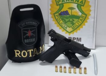 Homem é preso após efetuar disparos contra a casa da ex-companheira em Curitiba